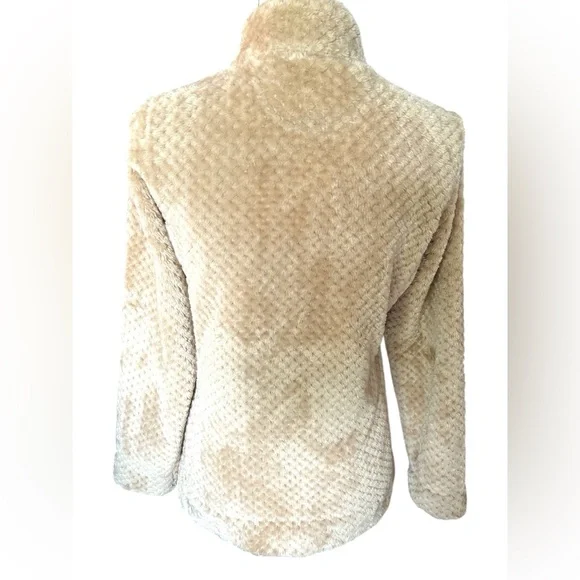 Calvin Klein Beige Teddy Jacket-S - Picture 5 of 10